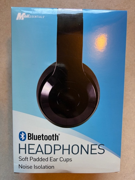 MobileEssentials Other - Bluetooth Over-Ear Headphones - Black